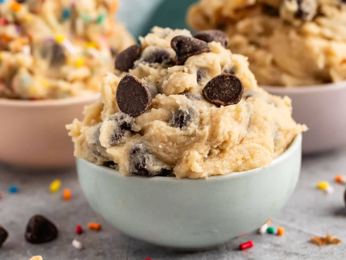 Edible Cookie Dough Recipe (safe to eat) - Crazy for Crust