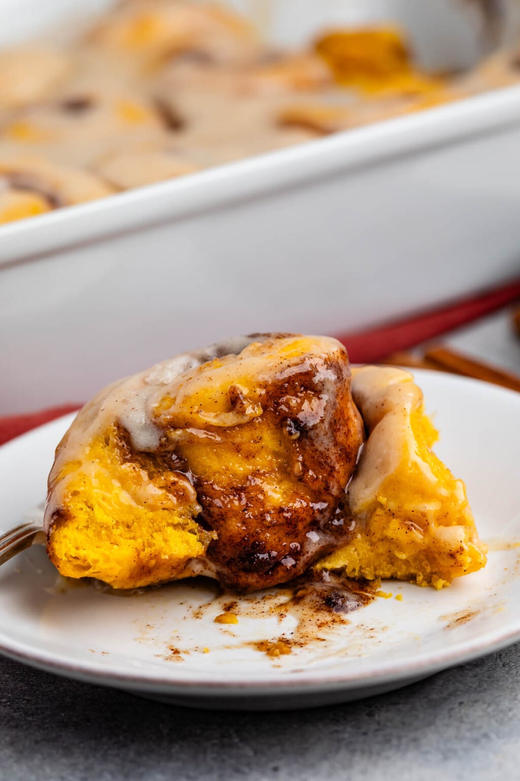 Pumpkin Cinnamon Rolls - Crazy for Crust