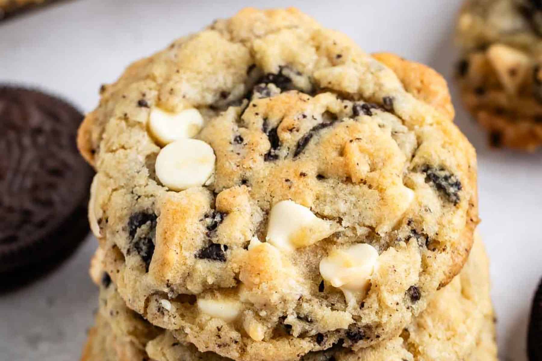 Cookies and Cream Cookies Recipe - Crazy for Crust