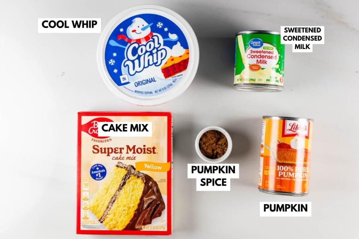 Pumpkin Poke Cake